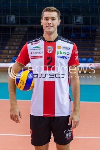  22.10.2015 RZESZOW <br />SESJA ZDJECIOWA SIATKARZY ASSECO RESOVIA<br />SEZON 2015/2016<br />N/Z THOMAS JAESCHKE<br /> 