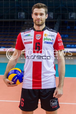  22.10.2015 RZESZOW <br />SESJA ZDJECIOWA SIATKARZY ASSECO RESOVIA<br />SEZON 2015/2016<br />N/Z DAWID DRYJA<br /> 
