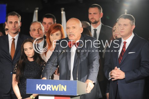 Wieczór wyborczy partii Korwin w Warszawie