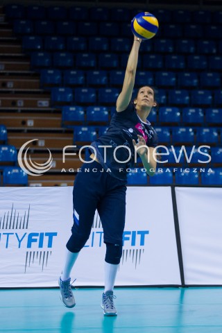  31.10.2015 RZESZOW<br />SIATKOWKA ORLEN LIGA 2015/2016 WOMEN VOLLEYBALL POLAND POLISH ORLENLIGA LEAGUE SEASON 2015/2016<br />MECZ DEVELOPRES SKYRES RZESZOW - TAURON MKS DABROWA GORNICZA <br />N/Z IZABELA BALUCKA SYLWETKA <br /> 
