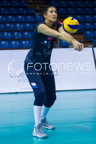  31.10.2015 RZESZOW<br />SIATKOWKA ORLEN LIGA 2015/2016 WOMEN VOLLEYBALL POLAND POLISH ORLENLIGA LEAGUE SEASON 2015/2016<br />MECZ DEVELOPRES SKYRES RZESZOW - TAURON MKS DABROWA GORNICZA <br />N/Z IZABELA BALUCKA SYLWETKA <br /> 