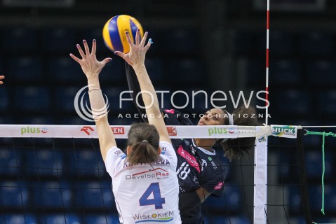  31.10.2015 RZESZOW<br />SIATKOWKA ORLEN LIGA 2015/2016 WOMEN VOLLEYBALL POLAND POLISH ORLENLIGA LEAGUE SEASON 2015/2016<br />MECZ DEVELOPRES SKYRES RZESZOW - TAURON MKS DABROWA GORNICZA <br />N/Z DEJA MCCLENDON <br /> 