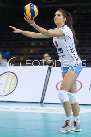  31.10.2015 RZESZOW<br />SIATKOWKA ORLEN LIGA 2015/2016 WOMEN VOLLEYBALL POLAND POLISH ORLENLIGA LEAGUE SEASON 2015/2016<br />MECZ DEVELOPRES SKYRES RZESZOW - TAURON MKS DABROWA GORNICZA <br />N/Z DOMINIKA NOWAKOWSKA SYLWETKA <br /> 