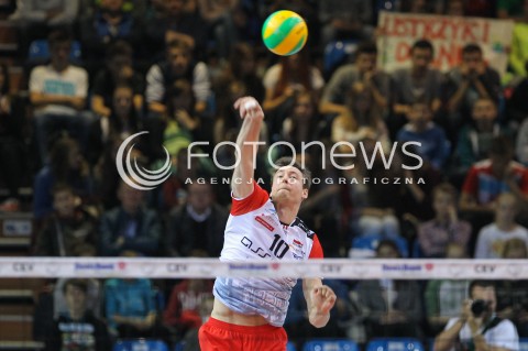  04.11.2015 RZESZOW POLAND<br />SIATKOWKA LIGA MISTRZOW <br />MEN CEV VOLLEYBALL CHAMPIONS LEAGUE 2015/2016<br />MATCH ASSECO RESOVIA - DRAGONS LUGANO <br />N/Z JOCHEN SCHOPS SYLWETKA <br /> 