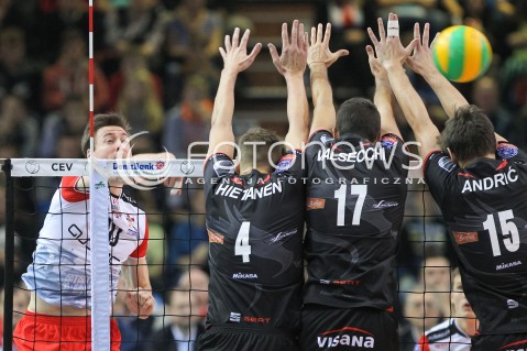  04.11.2015 RZESZOW POLAND<br />SIATKOWKA LIGA MISTRZOW <br />MEN CEV VOLLEYBALL CHAMPIONS LEAGUE 2015/2016<br />MATCH ASSECO RESOVIA - DRAGONS LUGANO <br />N/Z JOCHEN SCHOPS <br /> 