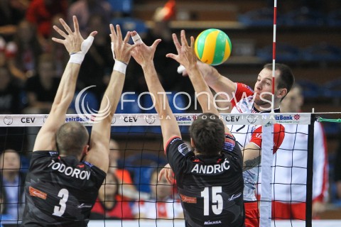  04.11.2015 RZESZOW POLAND<br />SIATKOWKA LIGA MISTRZOW <br />MEN CEV VOLLEYBALL CHAMPIONS LEAGUE 2015/2016<br />MATCH ASSECO RESOVIA - DRAGONS LUGANO <br />N/Z BARTOSZ KUREK <br /> 