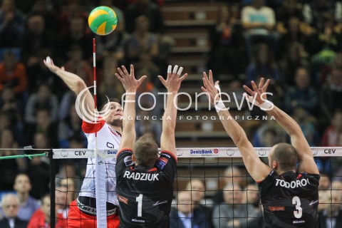  04.11.2015 RZESZOW POLAND<br />SIATKOWKA LIGA MISTRZOW <br />MEN CEV VOLLEYBALL CHAMPIONS LEAGUE 2015/2016<br />MATCH ASSECO RESOVIA - DRAGONS LUGANO <br />N/Z BARTOSZ KUREK <br /> 