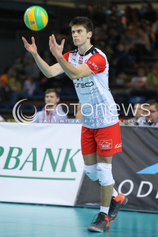  04.11.2015 RZESZOW POLAND<br />SIATKOWKA LIGA MISTRZOW <br />MEN CEV VOLLEYBALL CHAMPIONS LEAGUE 2015/2016<br />MATCH ASSECO RESOVIA - DRAGONS LUGANO <br />N/Z ALEKSANDER SLIWKA SYLWETKA <br /> 