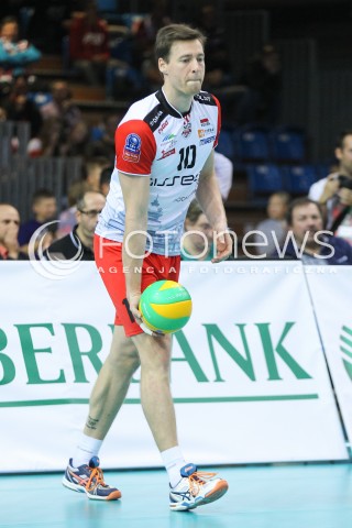 04.11.2015 RZESZOW POLAND<br />SIATKOWKA LIGA MISTRZOW <br />MEN CEV VOLLEYBALL CHAMPIONS LEAGUE 2015/2016<br />MATCH ASSECO RESOVIA - DRAGONS LUGANO <br />N/Z JOCHEN SCHOPS SYLWETKA <br /> 