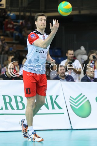  04.11.2015 RZESZOW POLAND<br />SIATKOWKA LIGA MISTRZOW <br />MEN CEV VOLLEYBALL CHAMPIONS LEAGUE 2015/2016<br />MATCH ASSECO RESOVIA - DRAGONS LUGANO <br />N/Z JOCHEN SCHOPS SYLWETKA <br /> 