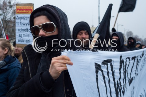 Manifestacja antynacjonalistów w Warszawie