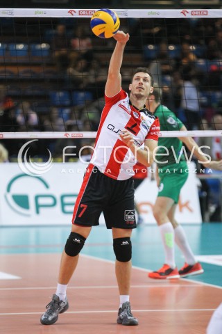  07.11.2015 RZESZOW<br />SIATKOWKA PLUSLIGA 2015/2016 MEN VOLLEYBALL POLAND POLISH PLUS LIGA LEAGUE SEASON 2015/2016<br />MECZ ASSECO RESOVIA RZESZOW - BBTS BIELSKO BIALA <br />N/Z OLIEG ACHREM ( ALEH AKHREM ) SYLWETKA <br /> 