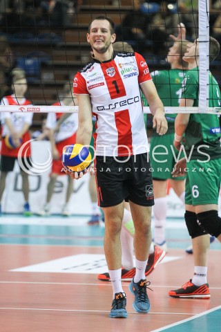  07.11.2015 RZESZOW<br />SIATKOWKA PLUSLIGA 2015/2016 MEN VOLLEYBALL POLAND POLISH PLUS LIGA LEAGUE SEASON 2015/2016<br />MECZ ASSECO RESOVIA RZESZOW - BBTS BIELSKO BIALA <br />N/Z BARTOSZ KUREK SYLWETKA <br /> 