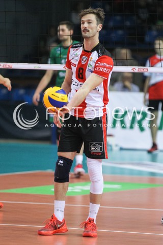  07.11.2015 RZESZOW<br />SIATKOWKA PLUSLIGA 2015/2016 MEN VOLLEYBALL POLAND POLISH PLUS LIGA LEAGUE SEASON 2015/2016<br />MECZ ASSECO RESOVIA RZESZOW - BBTS BIELSKO BIALA <br />N/Z JULIEN LYNEEL SYLWETKA <br /> 