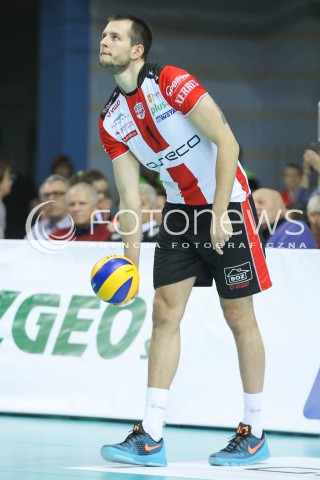  07.11.2015 RZESZOW<br />SIATKOWKA PLUSLIGA 2015/2016 MEN VOLLEYBALL POLAND POLISH PLUS LIGA LEAGUE SEASON 2015/2016<br />MECZ ASSECO RESOVIA RZESZOW - BBTS BIELSKO BIALA <br />N/Z BARTOSZ KUREK SYLWETKA <br /> 