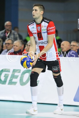  07.11.2015 RZESZOW<br />SIATKOWKA PLUSLIGA 2015/2016 MEN VOLLEYBALL POLAND POLISH PLUS LIGA LEAGUE SEASON 2015/2016<br />MECZ ASSECO RESOVIA RZESZOW - BBTS BIELSKO BIALA <br />N/Z NIKOLAY PENCHEV ( NIKOLAJ PENCZEW ) SYLWETKA <br /> 