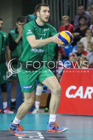  07.11.2015 RZESZOW<br />SIATKOWKA PLUSLIGA 2015/2016 MEN VOLLEYBALL POLAND POLISH PLUS LIGA LEAGUE SEASON 2015/2016<br />MECZ ASSECO RESOVIA RZESZOW - BBTS BIELSKO BIALA <br />N/Z BARTLOMIEJ KRULICKI SYLWETKA <br /> 