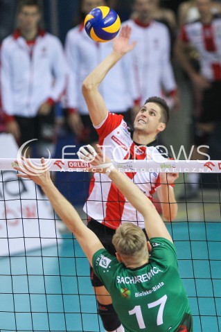  07.11.2015 RZESZOW<br />SIATKOWKA PLUSLIGA 2015/2016 MEN VOLLEYBALL POLAND POLISH PLUS LIGA LEAGUE SEASON 2015/2016<br />MECZ ASSECO RESOVIA RZESZOW - BBTS BIELSKO BIALA <br />N/Z NIKOLAY PENCHEV ( NIKOLAJ PENCZEW ) <br /> 
