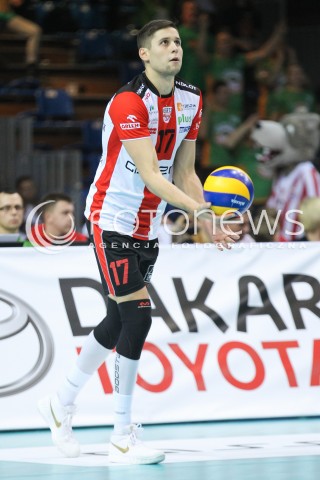  07.11.2015 RZESZOW<br />SIATKOWKA PLUSLIGA 2015/2016 MEN VOLLEYBALL POLAND POLISH PLUS LIGA LEAGUE SEASON 2015/2016<br />MECZ ASSECO RESOVIA RZESZOW - BBTS BIELSKO BIALA <br />N/Z NIKOLAY PENCHEV ( NIKOLAJ PENCZEW ) SYLWETKA <br /> 