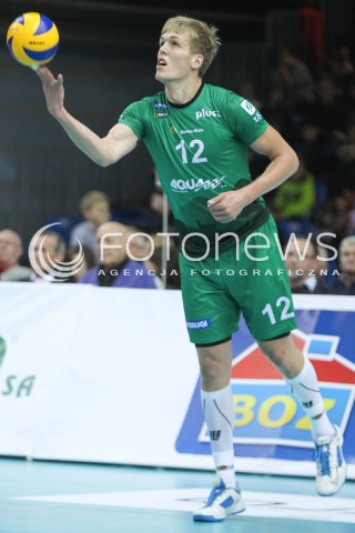  07.11.2015 RZESZOW<br />SIATKOWKA PLUSLIGA 2015/2016 MEN VOLLEYBALL POLAND POLISH PLUS LIGA LEAGUE SEASON 2015/2016<br />MECZ ASSECO RESOVIA RZESZOW - BBTS BIELSKO BIALA <br />N/Z PAWEL GRYC SYLWETKA <br /> 
