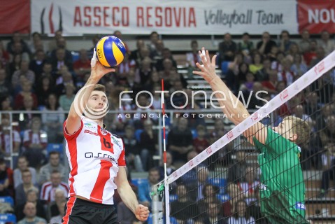  07.11.2015 RZESZOW<br />SIATKOWKA PLUSLIGA 2015/2016 MEN VOLLEYBALL POLAND POLISH PLUS LIGA LEAGUE SEASON 2015/2016<br />MECZ ASSECO RESOVIA RZESZOW - BBTS BIELSKO BIALA <br />N/Z DAWID DRYJA<br /> 