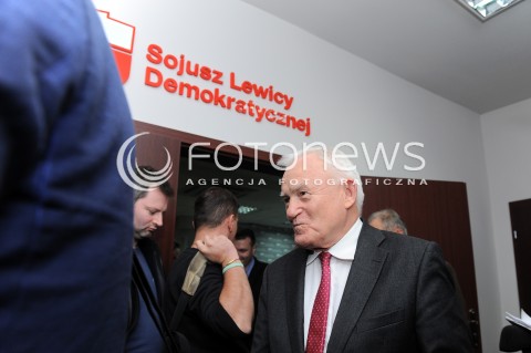  07.11.2015 WARSZAWA<br />RADA KRAJOWA SLD KONFERENCJA PRASOWA<br />N/Z LESZEK MILLER<br /> 