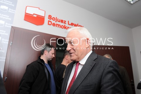  07.11.2015 WARSZAWA<br />RADA KRAJOWA SLD KONFERENCJA PRASOWA<br />N/Z LESZEK MILLER<br /> 