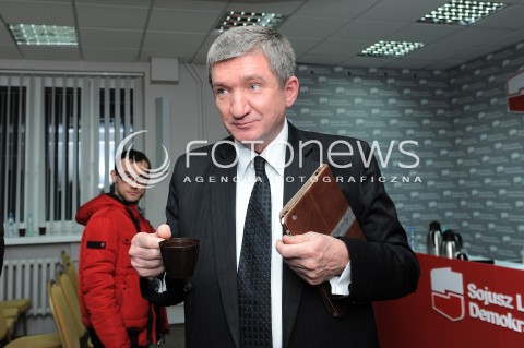  07.11.2015 WARSZAWA<br />RADA KRAJOWA SLD KONFERENCJA PRASOWA<br />N/Z JERZY WENDERLICH<br /> 