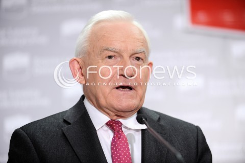  07.11.2015 WARSZAWA<br />RADA KRAJOWA SLD KONFERENCJA PRASOWA<br />N/Z LESZEK MILLER<br /> 