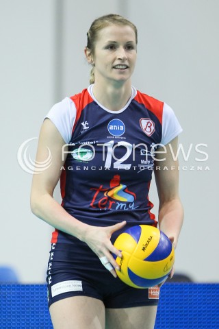  09.11.2015 RZESZOW<br />SIATKOWKA ORLEN LIGA 2015/2016 WOMEN VOLLEYBALL POLAND POLISH ORLENLIGA LEAGUE SEASON 2015/2016<br />MECZ DEVELOPRES SKYRES RZESZOW - BUDOWLANI LODZ<br />N/Z HEIKE BEIER SYLWETKA <br /> 