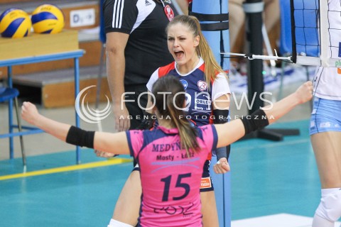  09.11.2015 RZESZOW<br />SIATKOWKA ORLEN LIGA 2015/2016 WOMEN VOLLEYBALL POLAND POLISH ORLENLIGA LEAGUE SEASON 2015/2016<br />MECZ DEVELOPRES SKYRES RZESZOW - BUDOWLANI LODZ<br />N/Z MARTYNA GRAJBER RADOSC EMOCJE  <br /> 