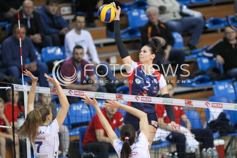  09.11.2015 RZESZOW<br />SIATKOWKA ORLEN LIGA 2015/2016 WOMEN VOLLEYBALL POLAND POLISH ORLENLIGA LEAGUE SEASON 2015/2016<br />MECZ DEVELOPRES SKYRES RZESZOW - BUDOWLANI LODZ<br />N/Z GABRIELA POLANSKA <br /> 