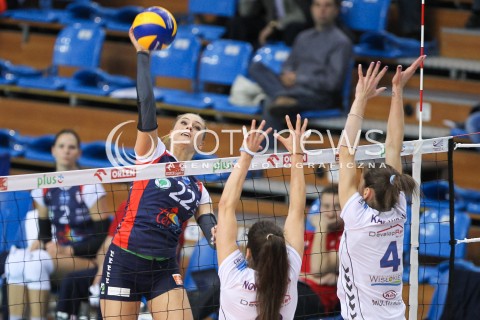  09.11.2015 RZESZOW<br />SIATKOWKA ORLEN LIGA 2015/2016 WOMEN VOLLEYBALL POLAND POLISH ORLENLIGA LEAGUE SEASON 2015/2016<br />MECZ DEVELOPRES SKYRES RZESZOW - BUDOWLANI LODZ<br />N/Z MARTYNA GRAJBER <br /> 