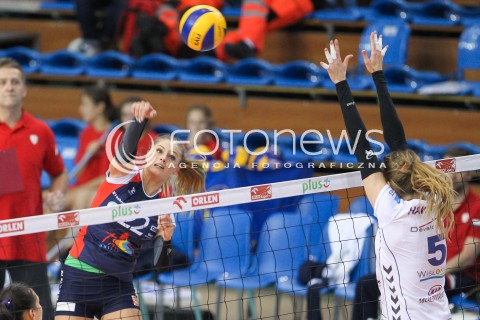  09.11.2015 RZESZOW<br />SIATKOWKA ORLEN LIGA 2015/2016 WOMEN VOLLEYBALL POLAND POLISH ORLENLIGA LEAGUE SEASON 2015/2016<br />MECZ DEVELOPRES SKYRES RZESZOW - BUDOWLANI LODZ<br />N/Z MARTYNA GRAJBER <br /> 