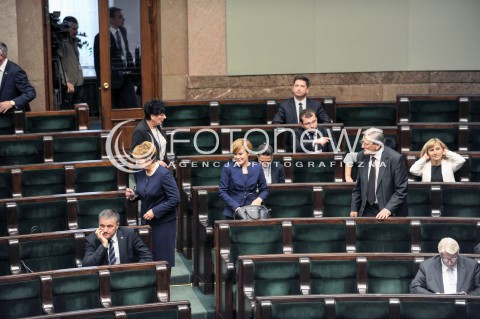  12.11.2015 WARSZAWA<br />PIERWSZE POSIEDZENIE SEJMU<br />N/Z POSLOWIE WITOLD WASZCZYKOWSKI<br /> 