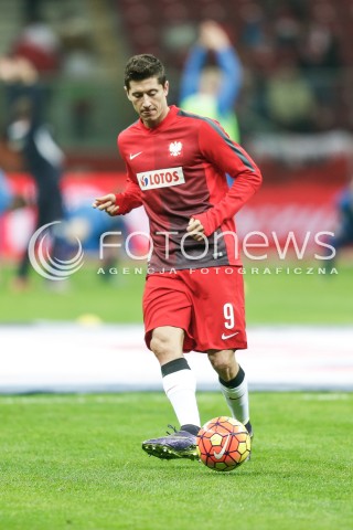  13.11.2015 WARSZAWA PILKA NOZNA <br />FRIENDLY FOOTBALL MATCH<br />POLISH NATIONAL TEAM<br />MECZ TOWARZYSKI<br />MECZ POLSKA - ISLANDIA<br />N/Z ROBERT LEWANDOWSKI<br /> 
