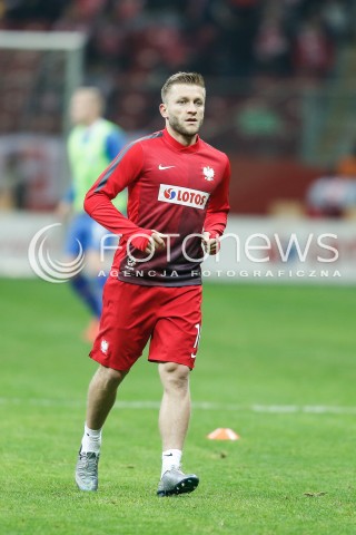  13.11.2015 WARSZAWA PILKA NOZNA <br />FRIENDLY FOOTBALL MATCH<br />POLISH NATIONAL TEAM<br />MECZ TOWARZYSKI<br />MECZ POLSKA - ISLANDIA<br />N/Z JAKUB BLASZCZYKOWSKI<br /> 