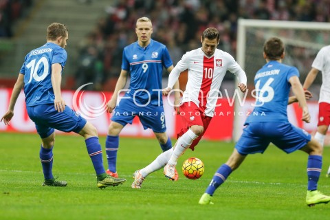  13.11.2015 WARSZAWA PILKA NOZNA <br />FRIENDLY FOOTBALL MATCH<br />POLISH NATIONAL TEAM<br />MECZ TOWARZYSKI<br />MECZ POLSKA - ISLANDIA<br />N/Z GRZEGORZ KRYCHOWIAK<br /> 