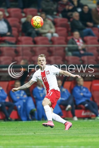  13.11.2015 WARSZAWA PILKA NOZNA <br />FRIENDLY FOOTBALL MATCH<br />POLISH NATIONAL TEAM<br />MECZ TOWARZYSKI<br />MECZ POLSKA - ISLANDIA<br />N/Z KAMIL GROSICKI<br /> 