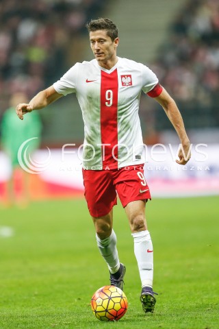  13.11.2015 WARSZAWA PILKA NOZNA <br />FRIENDLY FOOTBALL MATCH<br />POLISH NATIONAL TEAM<br />MECZ TOWARZYSKI<br />MECZ POLSKA - ISLANDIA<br />N/Z ROBERT LEWANDOWSKI<br /> 