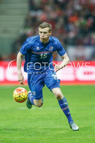  13.11.2015 WARSZAWA PILKA NOZNA <br />FRIENDLY FOOTBALL MATCH<br />POLISH NATIONAL TEAM<br />MECZ TOWARZYSKI<br />MECZ POLSKA - ISLANDIA<br />N/Z JON DADI BODVARSSON<br /> 