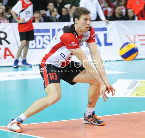  14.11.2015 RZESZOW<br />SIATKOWKA PLUSLIGA 2015/2016 MEN VOLLEYBALL POLAND POLISH PLUS LIGA LEAGUE SEASON 2015/2016<br />MECZ ASSECO RESOVIA RZESZOW - JASTRZEBSKI WEGIEL<br />N/Z JOCHEN SCHOPS SYLWETKA <br /> 