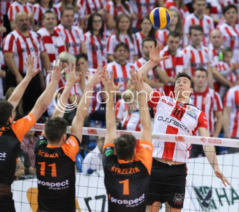  14.11.2015 RZESZOW<br />SIATKOWKA PLUSLIGA 2015/2016 MEN VOLLEYBALL POLAND POLISH PLUS LIGA LEAGUE SEASON 2015/2016<br />MECZ ASSECO RESOVIA RZESZOW - JASTRZEBSKI WEGIEL<br />N/Z JOCHEN SCHOPS <br /> 