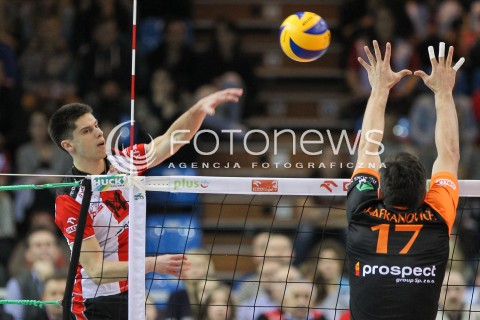  14.11.2015 RZESZOW<br />SIATKOWKA PLUSLIGA 2015/2016 MEN VOLLEYBALL POLAND POLISH PLUS LIGA LEAGUE SEASON 2015/2016<br />MECZ ASSECO RESOVIA RZESZOW - JASTRZEBSKI WEGIEL<br />N/Z ALEKSANDER SLIWKA <br /> 