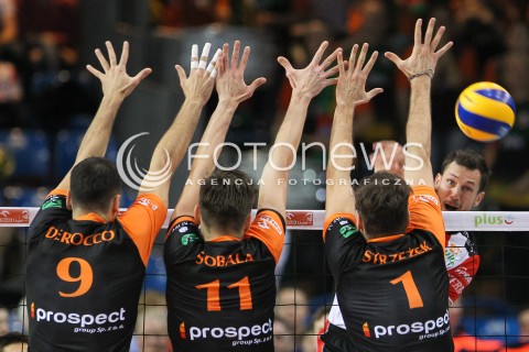  14.11.2015 RZESZOW<br />SIATKOWKA PLUSLIGA 2015/2016 MEN VOLLEYBALL POLAND POLISH PLUS LIGA LEAGUE SEASON 2015/2016<br />MECZ ASSECO RESOVIA RZESZOW - JASTRZEBSKI WEGIEL<br />N/Z OLIEG ACHREM ( ALEH AKHREM ) <br /> 