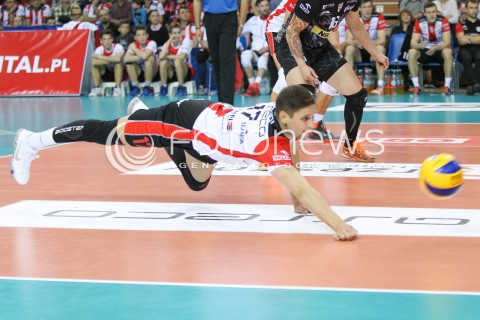  14.11.2015 RZESZOW<br />SIATKOWKA PLUSLIGA 2015/2016 MEN VOLLEYBALL POLAND POLISH PLUS LIGA LEAGUE SEASON 2015/2016<br />MECZ ASSECO RESOVIA RZESZOW - JASTRZEBSKI WEGIEL<br />N/Z NIKOLAY PENCHEV ( NIKOLAJ PENCZEW ) <br /> 