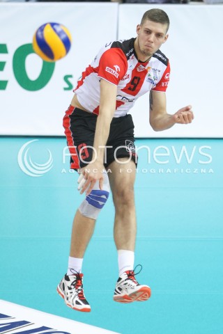  14.11.2015 RZESZOW<br />SIATKOWKA PLUSLIGA 2015/2016 MEN VOLLEYBALL POLAND POLISH PLUS LIGA LEAGUE SEASON 2015/2016<br />MECZ ASSECO RESOVIA RZESZOW - JASTRZEBSKI WEGIEL<br />N/Z DMYTRO PASHYTSKYY ( PASZYCKI ) SYLWETKA <br /> 