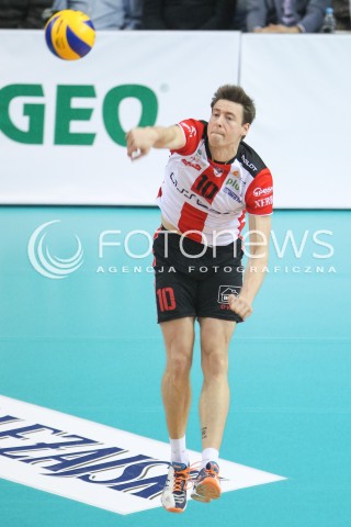  14.11.2015 RZESZOW<br />SIATKOWKA PLUSLIGA 2015/2016 MEN VOLLEYBALL POLAND POLISH PLUS LIGA LEAGUE SEASON 2015/2016<br />MECZ ASSECO RESOVIA RZESZOW - JASTRZEBSKI WEGIEL<br />N/Z JOCHEN SCHOPS SYLWETKA <br /> 