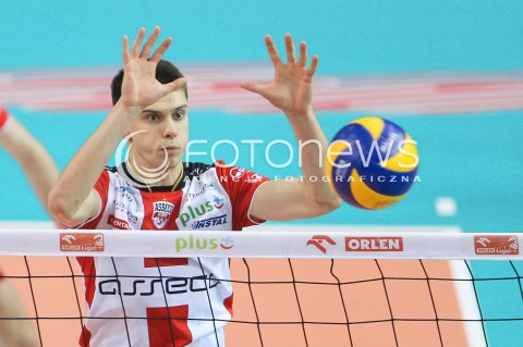  14.11.2015 RZESZOW<br />SIATKOWKA PLUSLIGA 2015/2016 MEN VOLLEYBALL POLAND POLISH PLUS LIGA LEAGUE SEASON 2015/2016<br />MECZ ASSECO RESOVIA RZESZOW - JASTRZEBSKI WEGIEL<br />N/Z ALEKSANDER SLIWKA BLOK<br /> 