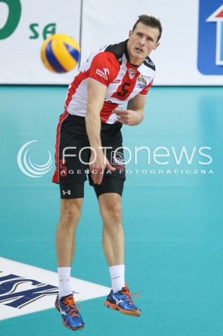 14.11.2015 RZESZOW<br />SIATKOWKA PLUSLIGA 2015/2016 MEN VOLLEYBALL POLAND POLISH PLUS LIGA LEAGUE SEASON 2015/2016<br />MECZ ASSECO RESOVIA RZESZOW - JASTRZEBSKI WEGIEL<br />N/Z LUKAS TICHACEK SYLWETKA <br /> 